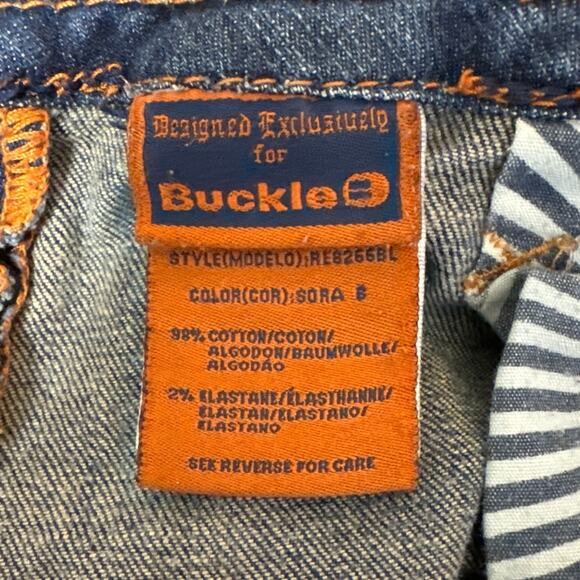 Rock Revival Sora Boot Size 31 Flap Pocket Jeans Excellent Pre Owned Condition - Picture 6 of 7